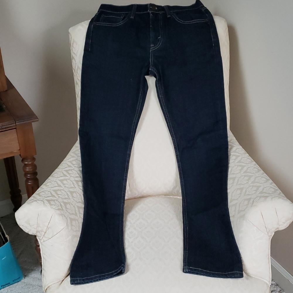 Levis 511 Mens Dark Wash Jeans 30x32 Slim Fit Exce